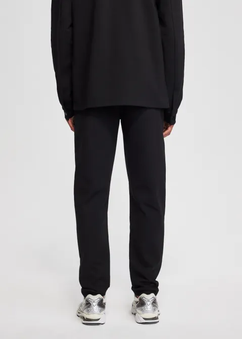 Pantalon met slim fit zwart (ZWART)