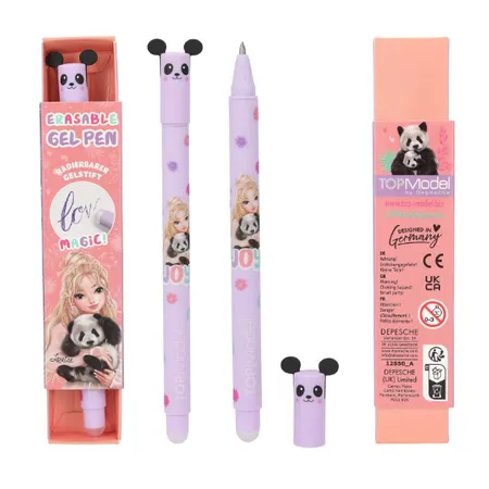 Depesche TOPModel Radierbarer Gelstift WILD, 1 Stück, 4-fach sortiert