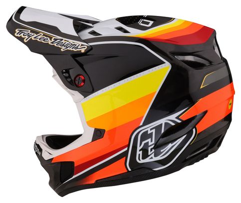 Casque Intégral Troy Lee Designs D4 Carbon Mips Noir/Orange