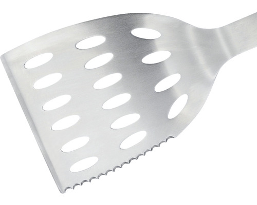 Tenneker® vleesdraaier van roestvrij staal met houten handvat, zilver