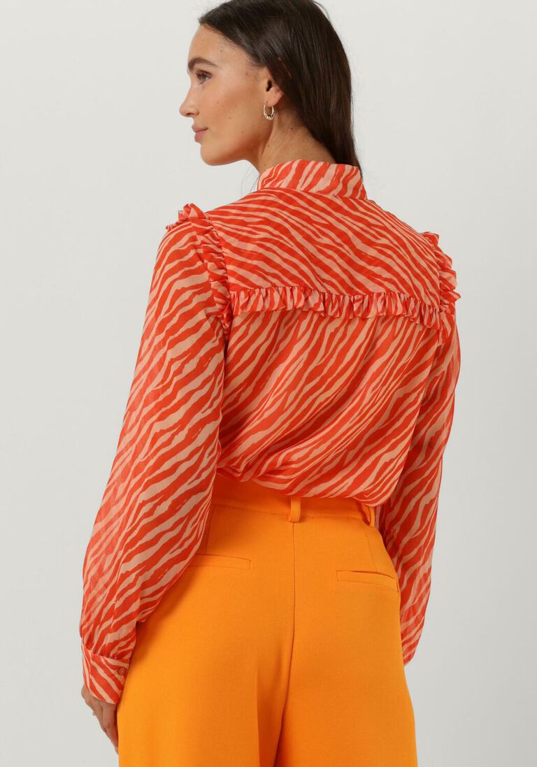 NOTES DU NORD koraal notes du nord blouse genny recycled shirt