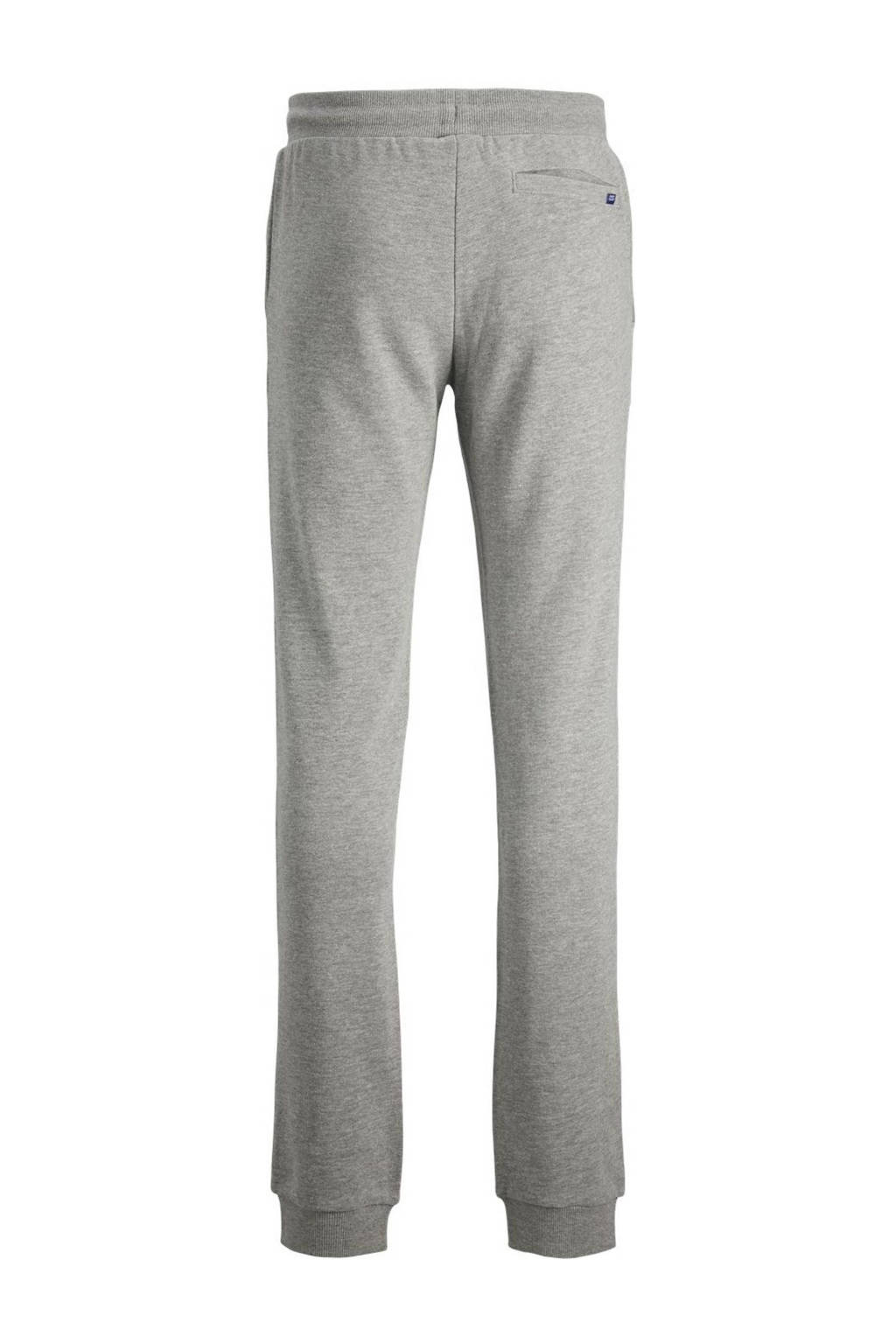 JACK & JONES joggingbroek JJIGORDON grijs melange