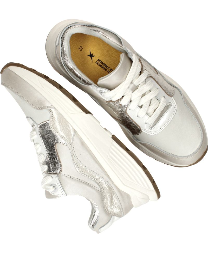 Xsensible Golden Gate Stretchwalker Sneakers Beige Dames