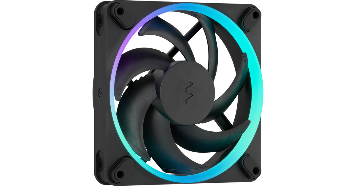 Fractal DesignMomentum 12 RGB case fans  (Zwart, 3 stuks, 120 x 120 x 25 mm, PWM)