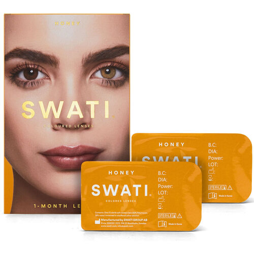 Swati - Lentillas mensuales color Miel Otros