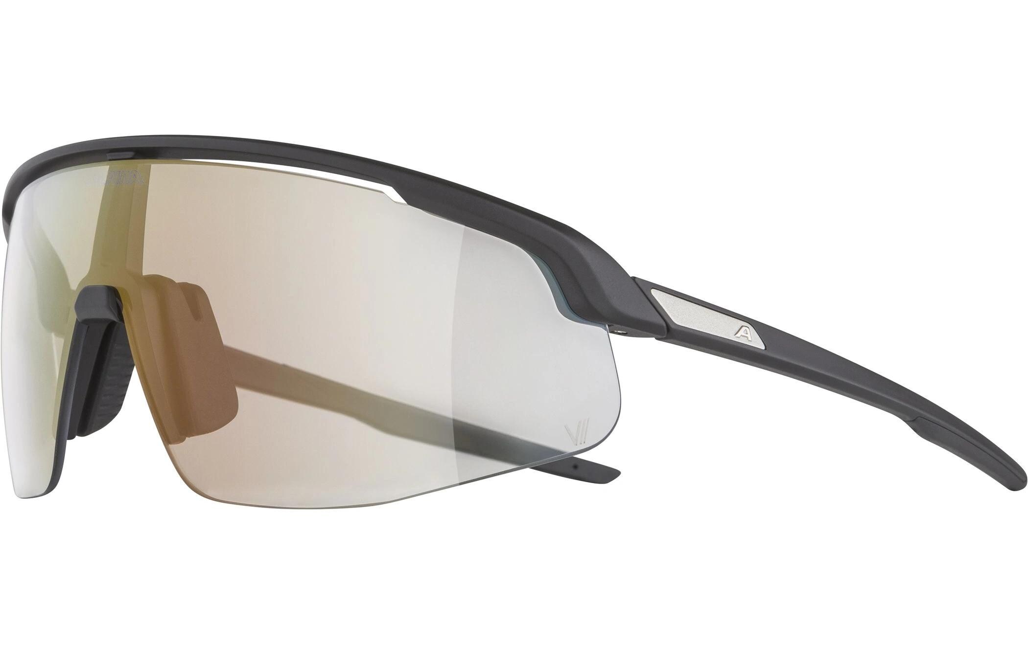 Sportbrille Turbo Pro V - Schwarz matt<br>Velobrille Cat. 0-3