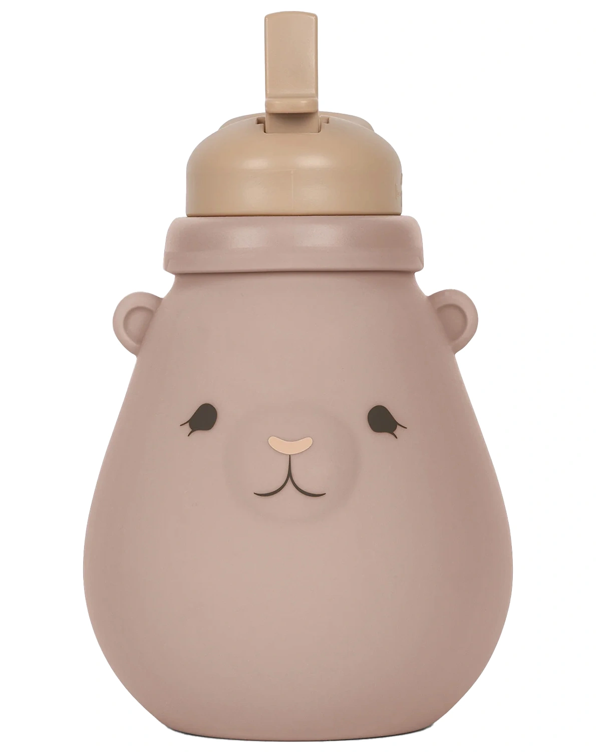 Silikon-Trinkflasche TEDDY (400ml) in blush