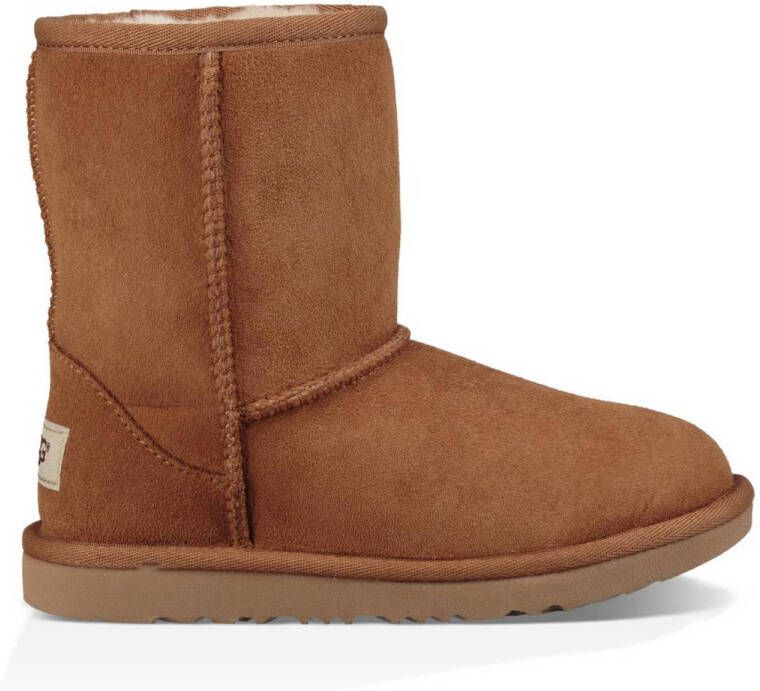 Ugg Classic ll suède enkelboots camel Bruin Suede Effen 32.5