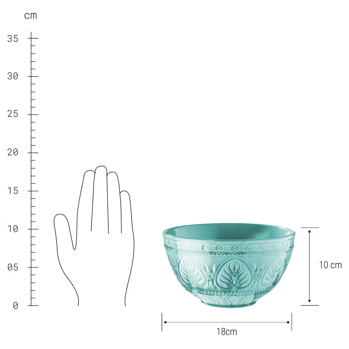 SUMATRA Geschirr-Set 12-tlg.