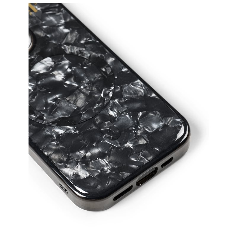 iPhone 14 Pro MagSafe Hardcase Hülle Pearlized Case Recycled (IDPLCMS-I2261P-01) - Schwarz