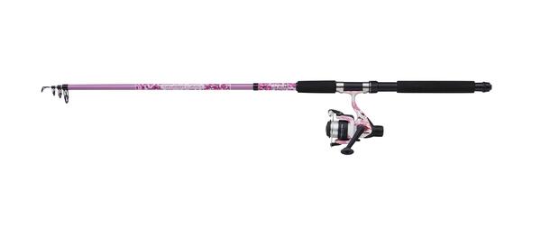 Combo télescopique Mitchell Tanager Pink Camo II Spin Combo