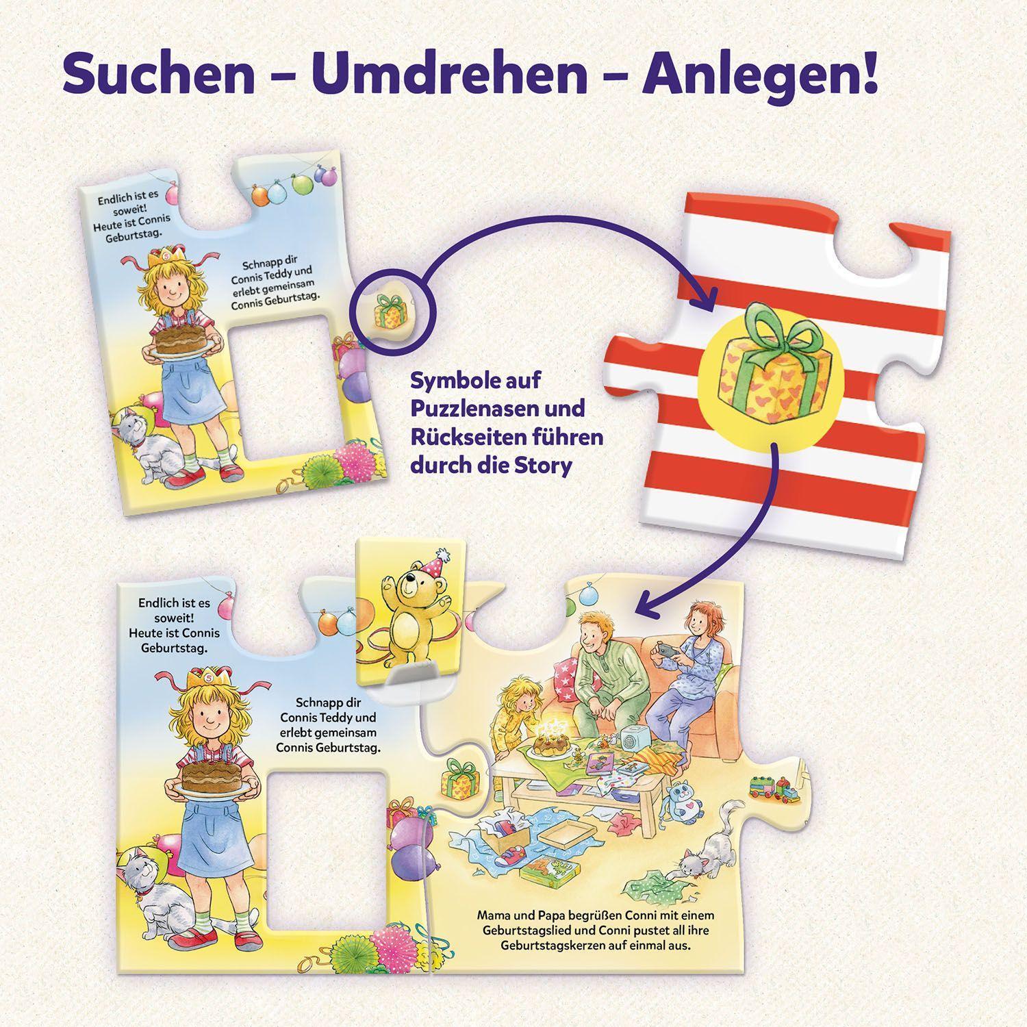 Story-Puzzle CONNI HAT GEBURTSTAG 15-teilig