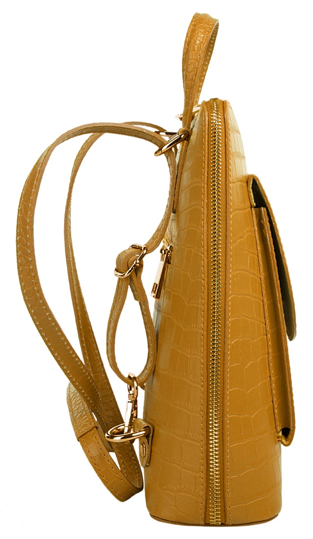 Cluty Cityrucksack echt Leder, Made in Italy