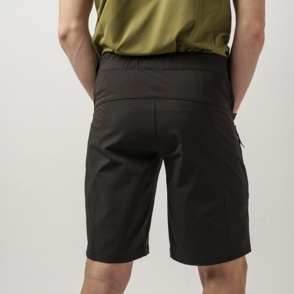 GripGrab Flow 2-i-1 Tekniske Cykelshorts Herre Sort