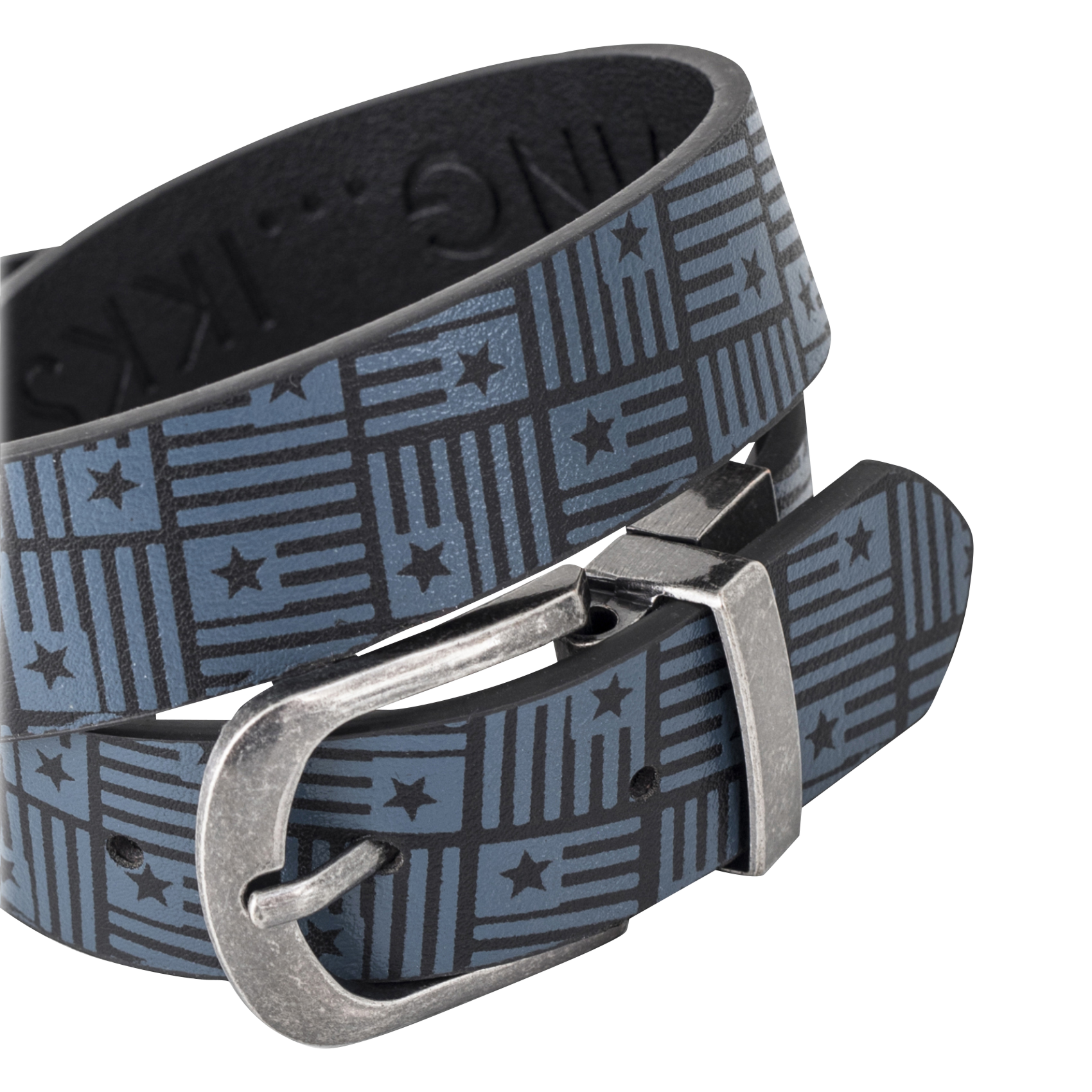 Ceinture réversible à boucle | Noir