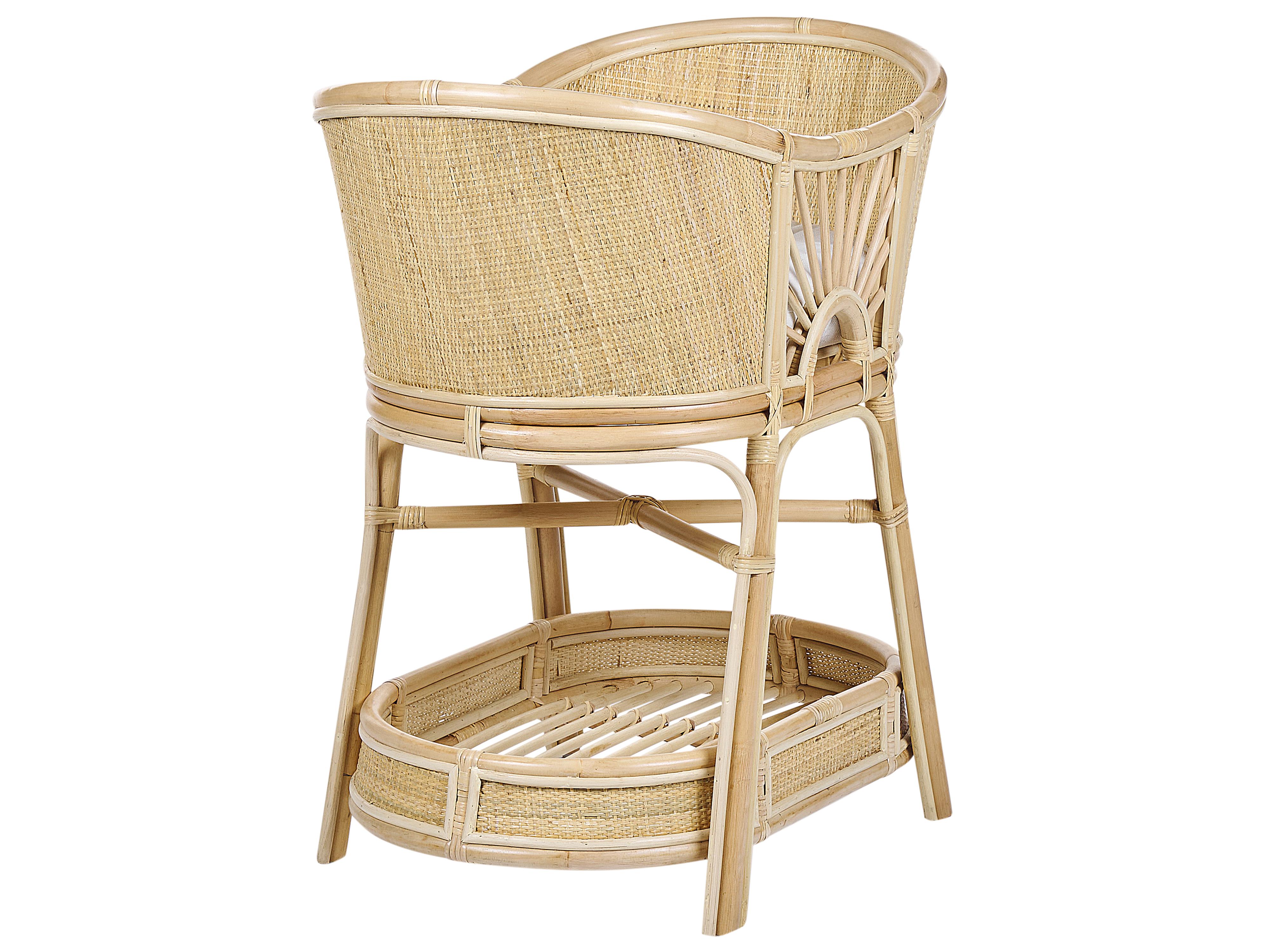 Wieg Rotan LAGRASSE 50 x 70 cm Natuurlijk