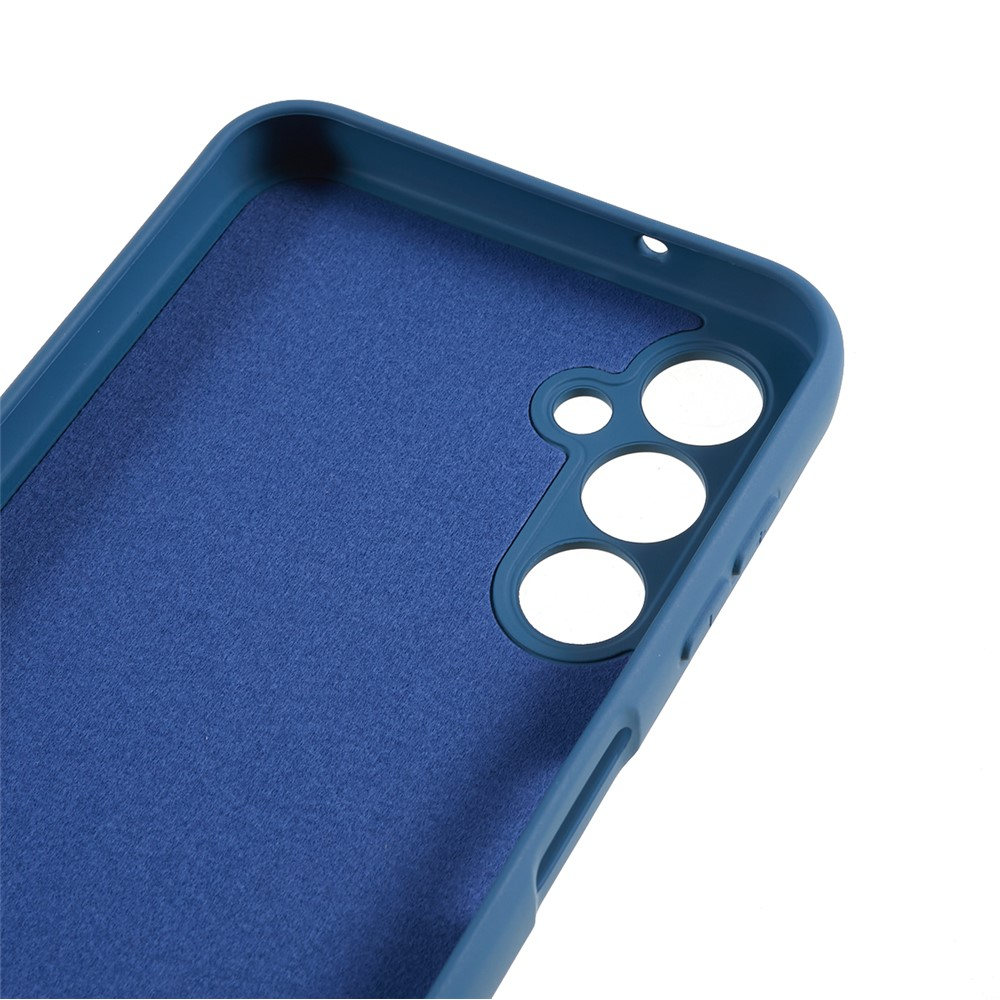 Samsung Galaxy A16 Gummi Case Hülle mit Kameraschutz - Dunkelblau (Matt)