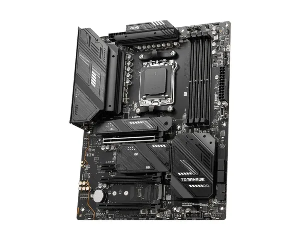 [OUTLET] - MSI MAG X670E TOMAHAWK WIFI - Bundkort - ATX - Socket AM5 - AMD X670 Chipset - USB 3.2 Gen 1, USB 3.2 Gen 2, USB-C Gen 2x2, USB-C 3.2 Gen2 - 2.5 Gigabit LAN, Wi-Fi 6, Bluetooth - onboard grafik (CPU påkrævet) - HD Audio (8-kanaler)
