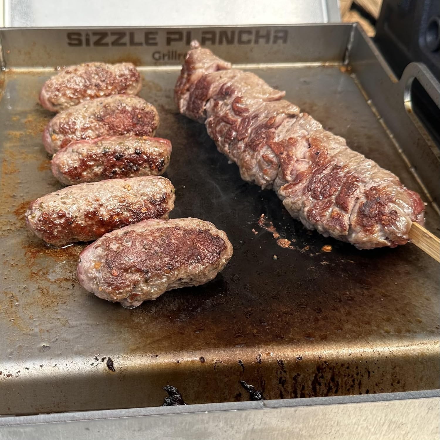Grillrost.com Das Original Sizzle Plancha Weber und Napoleon - passend für Seitenbrenner und Sizzle Zone