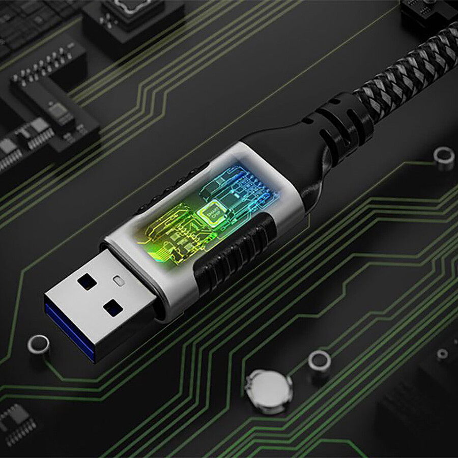 Goobay Câble Ethernet USB-A 3.0 vers RJ45 CAT 6 FTP - M/M - 5 m