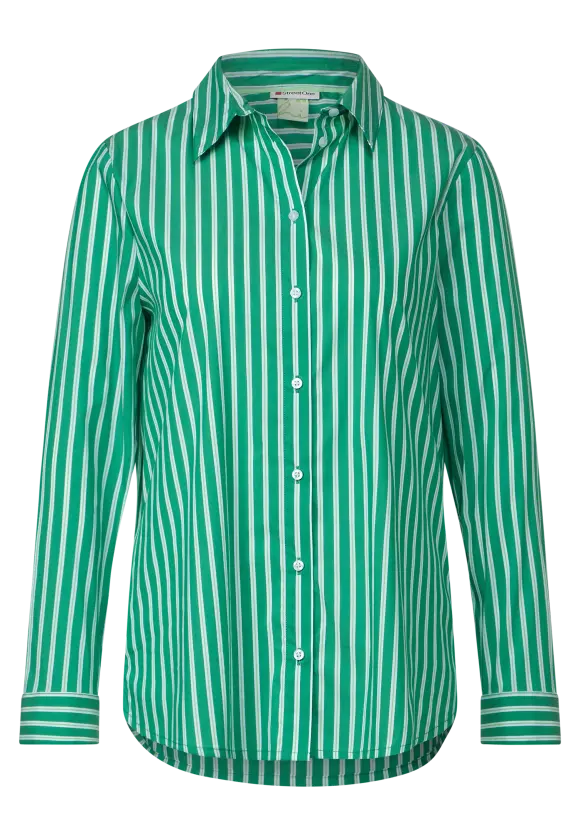 Streifen Hemdbluse - fresh spring green