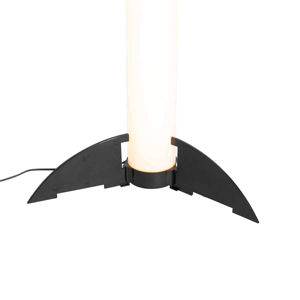 QAZQA - Design Vloerlamp | Staande Lamp | Lamp | Licht, zwart, dimbaar in Kelvin met afstandsbediening - Bomba Dimmer | Dimbaar | Woonkamer | Slaapkamer - Kunststof, Langwerpig - I (niet