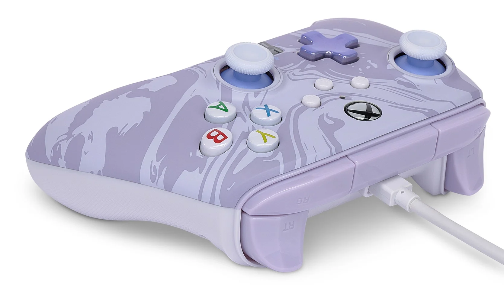 PowerA Enhanced Wired Controller - Xbox Series X/S - Lavender Swirl