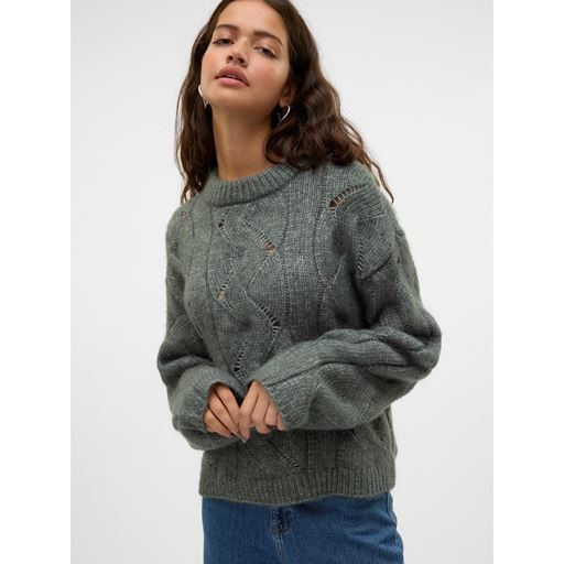Vero Moda Lina Striktrøje, Balsam Green, L