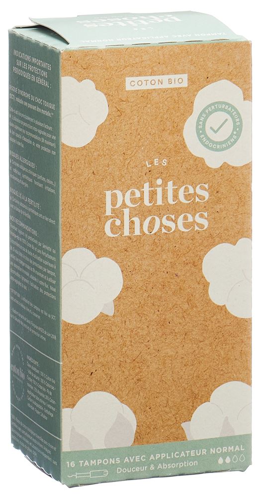 LES PETITES CHOSES Tampons mit Applikator normal Bio 16 Stk