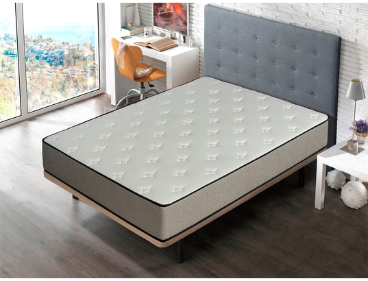 XALUCA - Matelas 140x200 titanium épaisseur 27 cm – ressorts ensachés...