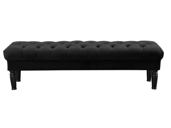 Banc RINALDO - Velours noir