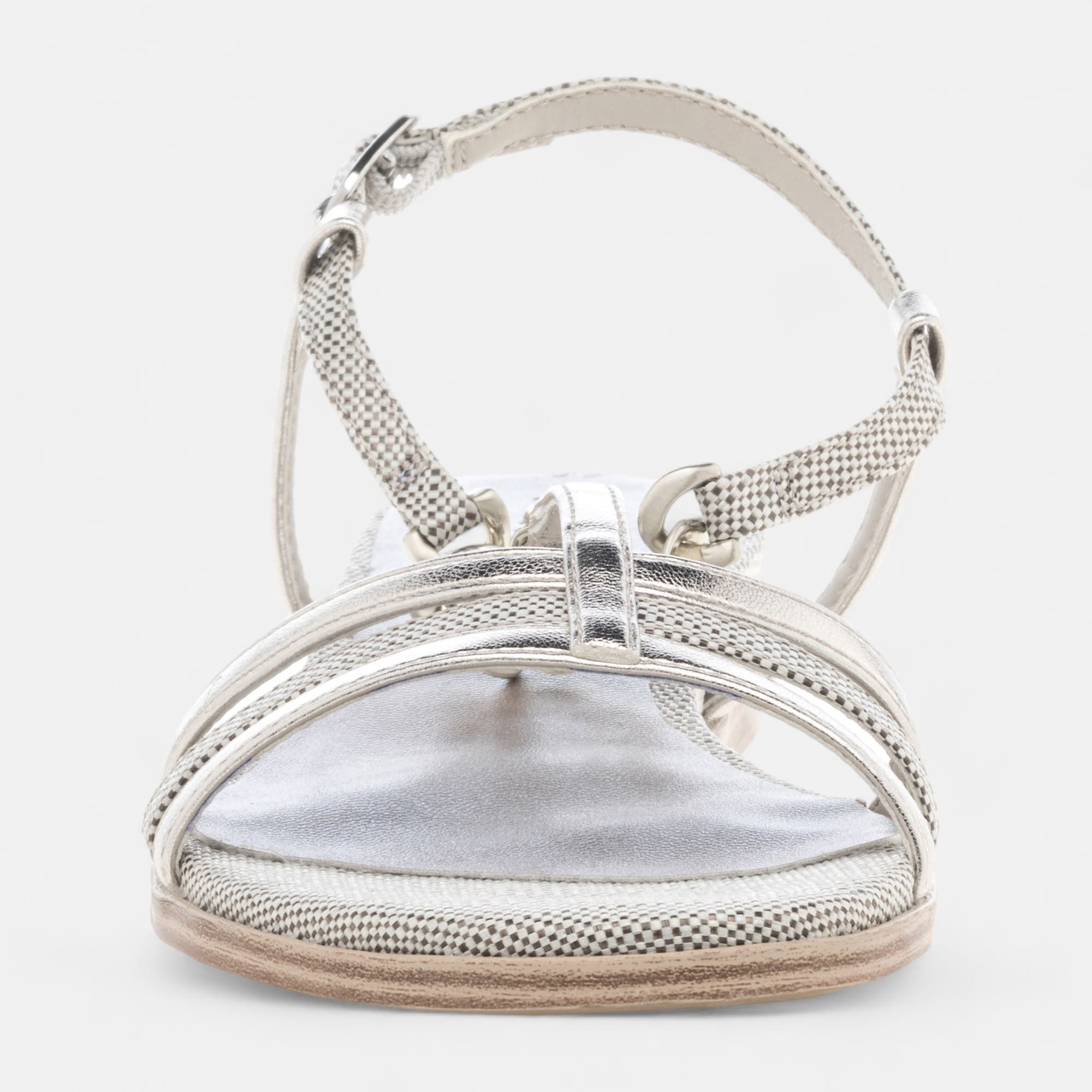 Nu-pieds Femme argent