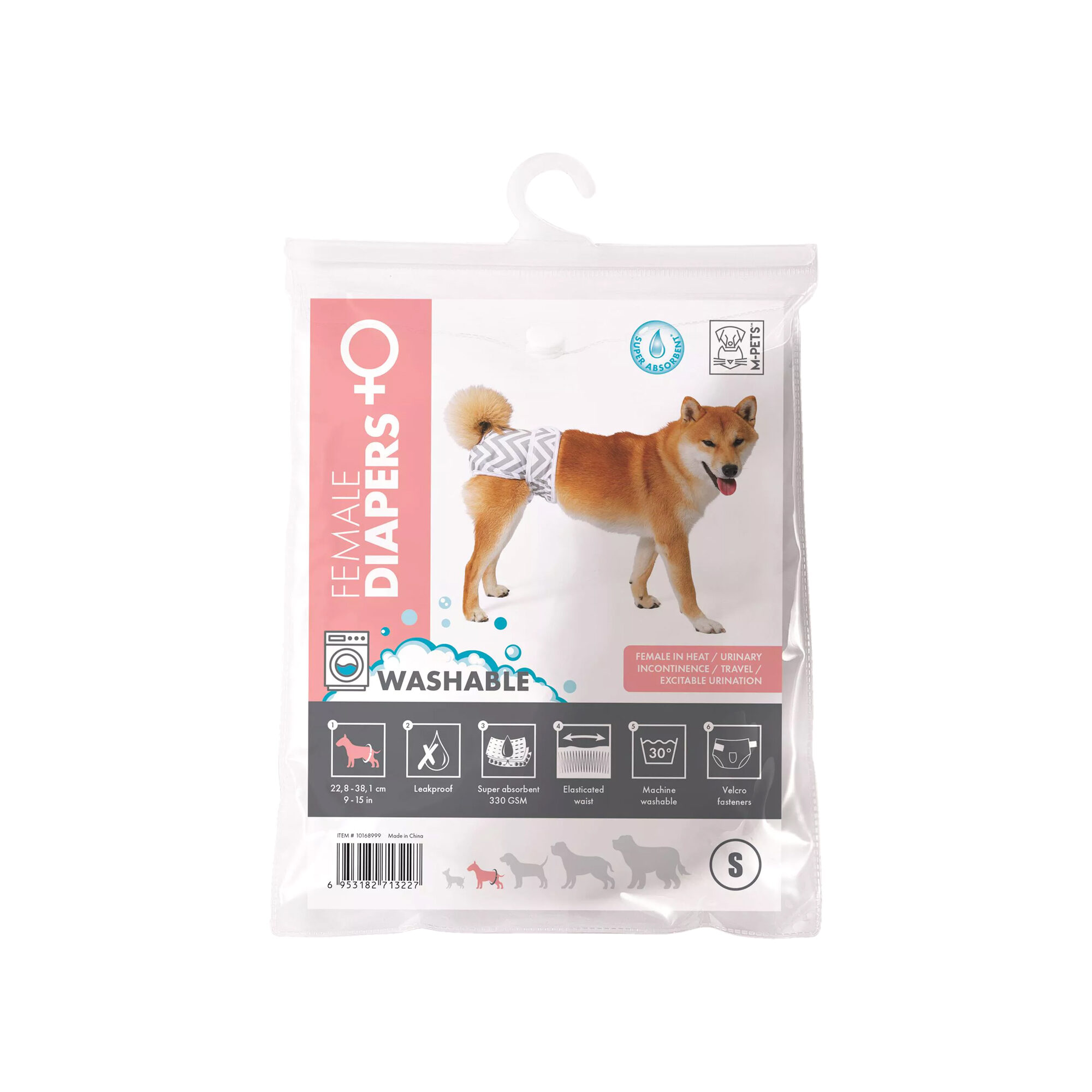M-Pets Wasbare Luier voor Teven