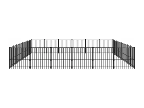 Chenil cage enclos pac noire 873 x 582 x 100 cm 02_0041860