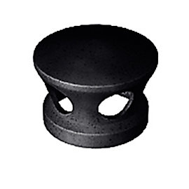 Lanterne ø150 Régence terre cuite noir Monier