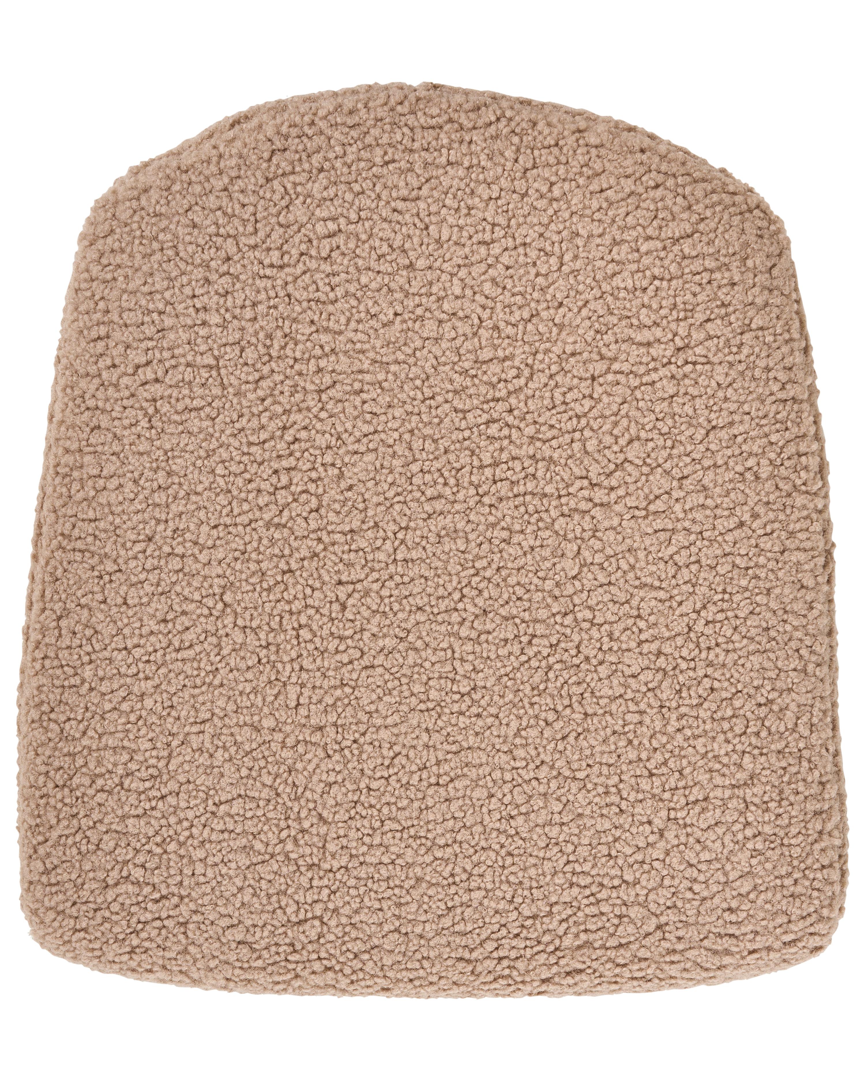 Schommelstoel GULSELE Bouclé Beige