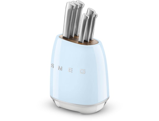 SMEG - Bloc couteaux KBSF02PB Bleu Azur