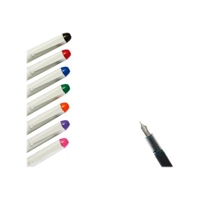 Pilot V Pen - 12 Stylos plume - bleu - 0,4 mm - pointe moyenne