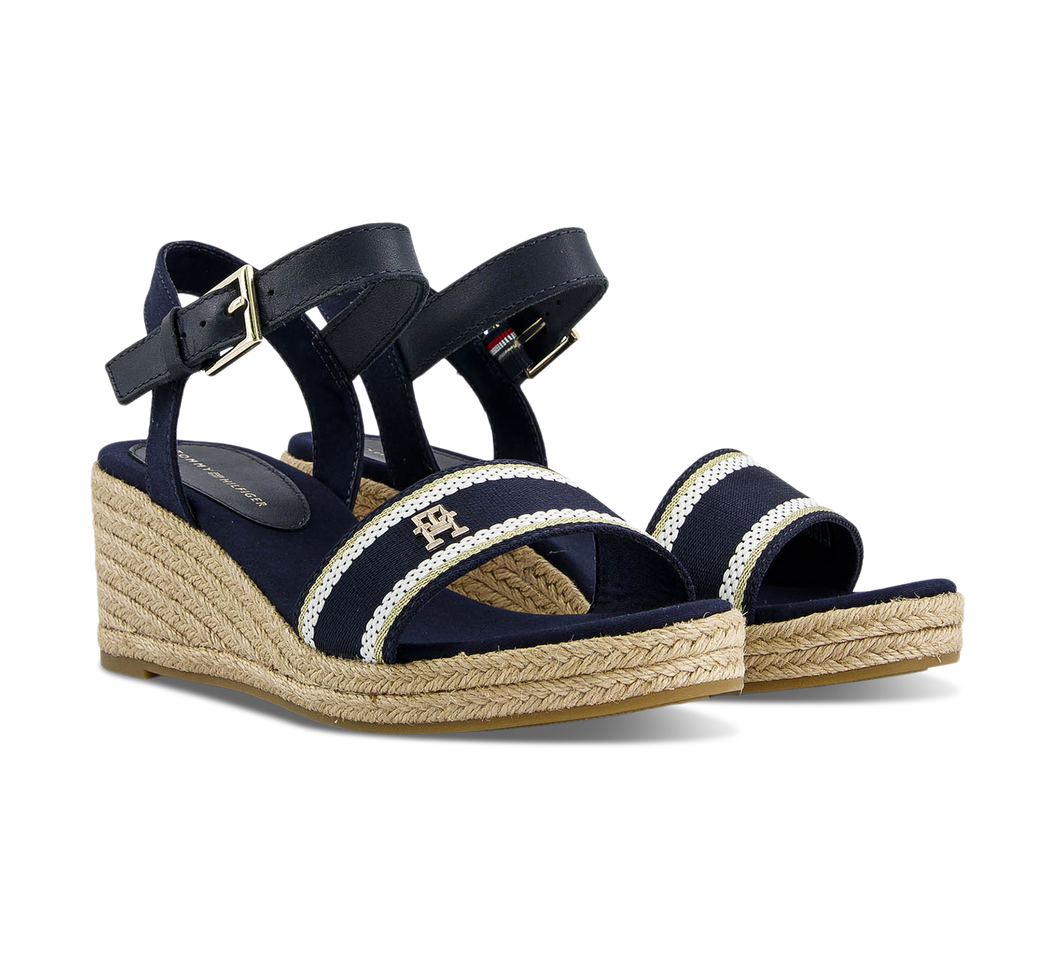 Tommy Hilfiger Keilsandaletten blau