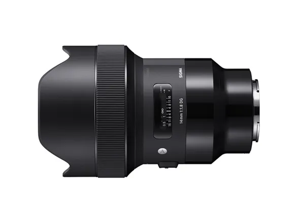 Sigma Art - Vidvinkel objektiv - 14 mm - f/1.8 DG HSM - Sony E-mount - for Sony Cinema Line; a VLOGCAM; a1; a1 II; a6700; a7 IV; a7C; a7C II; a7CR; a7R V; a9 III