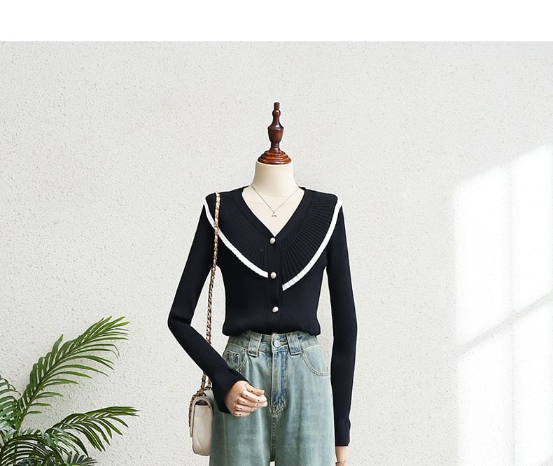 Rusutsu - High Waist Washed Wide Leg Jeans