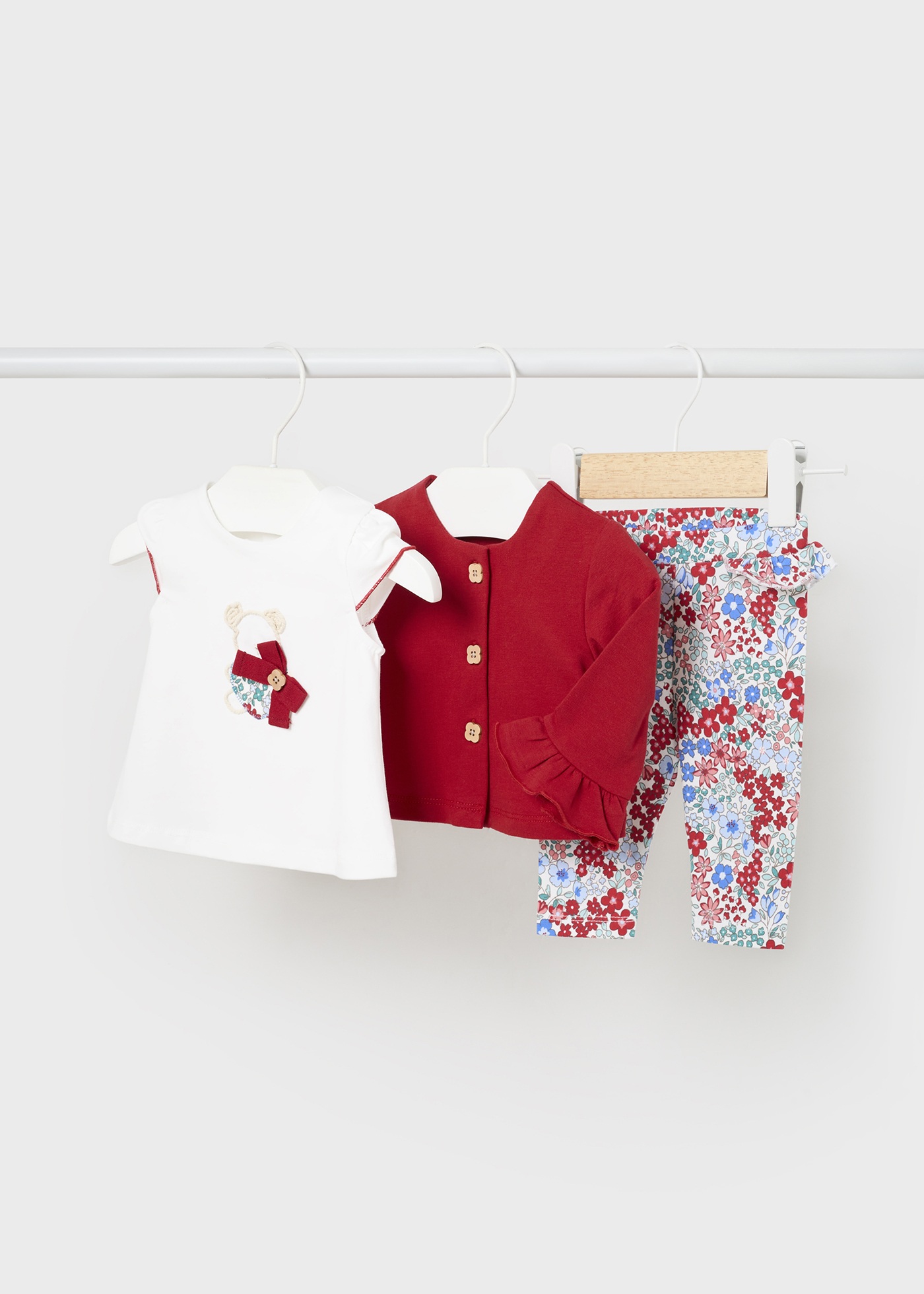 Conjunto de 3 peças Better Cotton para recém-nascidos