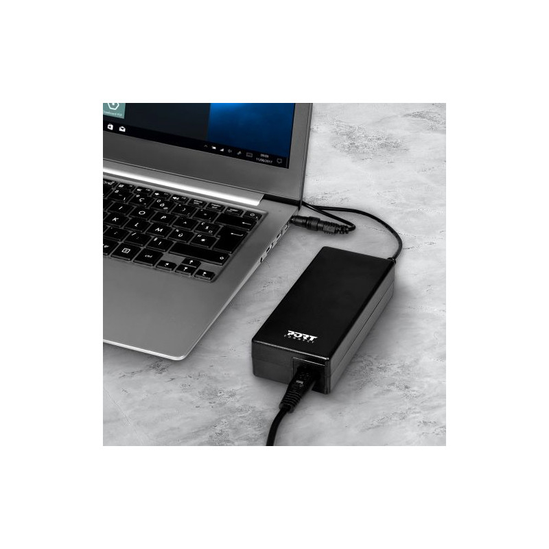 (90W) Universal Lenovo Power Netzteil inkl. 4 Adaptersteckern (900007-LE) - Schwarz