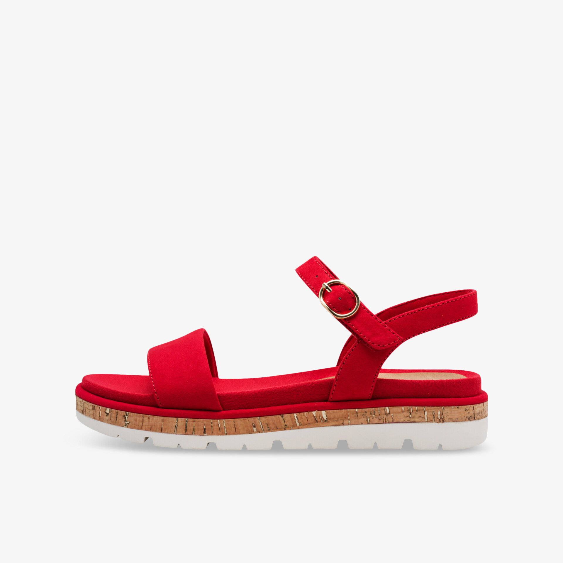 MARCO TOZZI Damen Plateausandalen rot