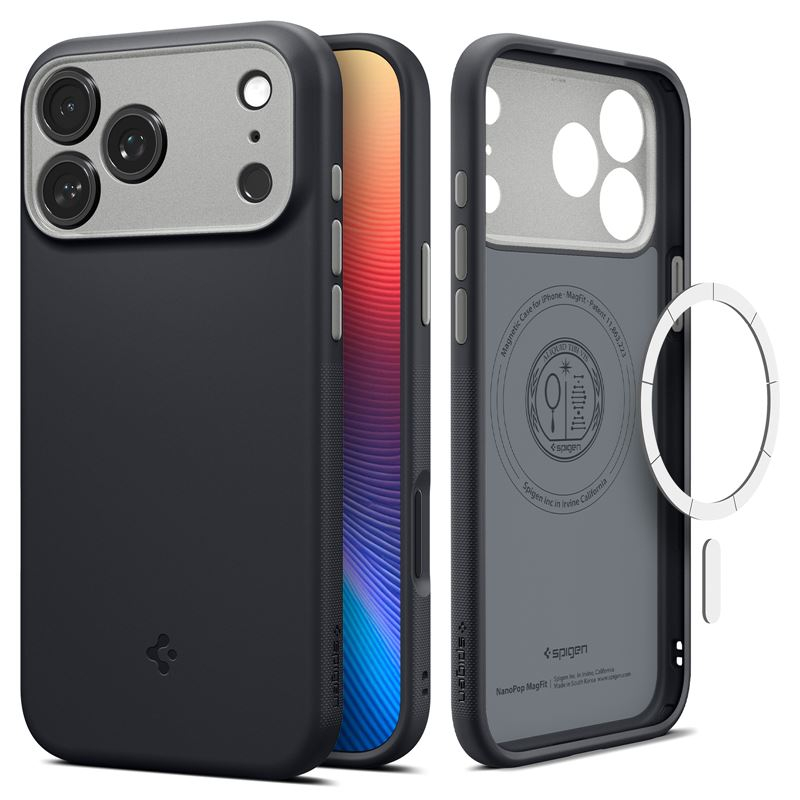 iPhone 17 Pro Max MagSafe Nano Pop Case Hülle (ACS10262) - Schwarz