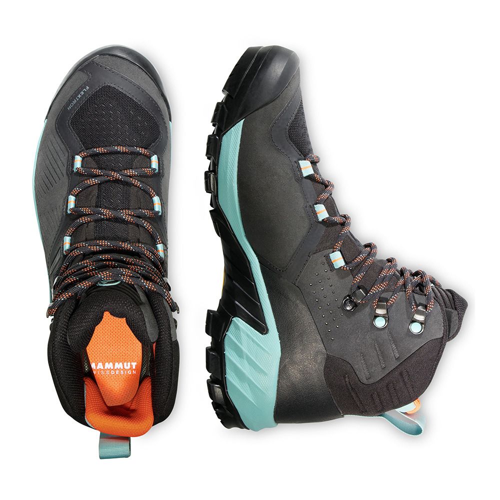 Mammut SAPUEN HIGH GTX - Chaussures randonné Femme black/dark frosty