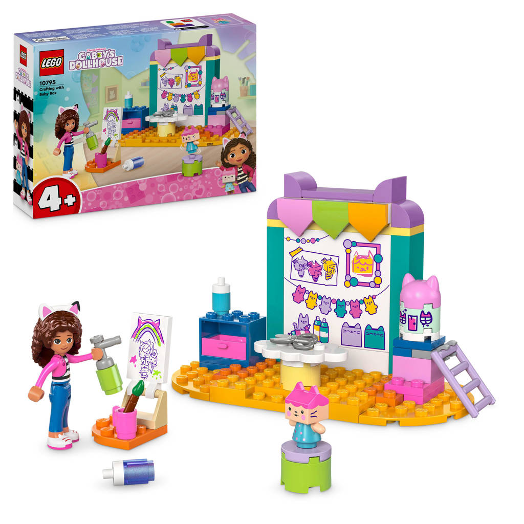 4+ Gabby's poppenhuis Knutselen met Babykitty, Rollenspel Speelgoed voor Kinderen 10795