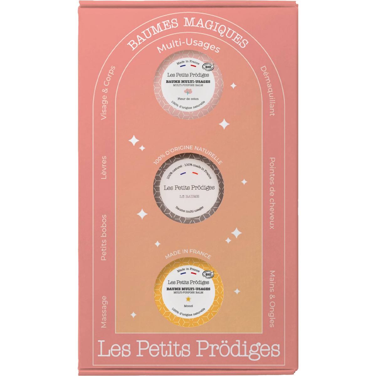 Coffret baumes multi-usages - Corps - 3 x 10 ml