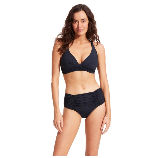 Seafolly - Seafolly Collective Gathered Front Retro Pant - Bas de maillot