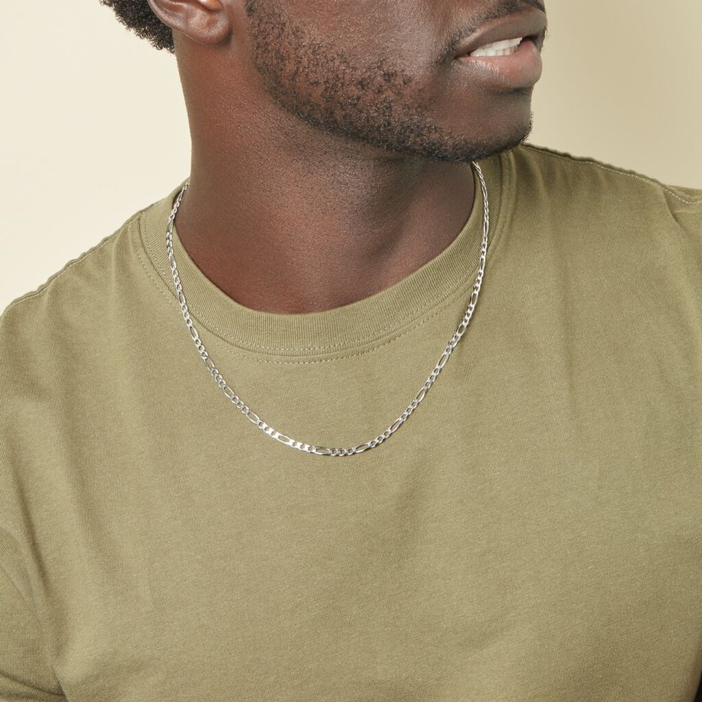 Collier Vivian Argent Blanc